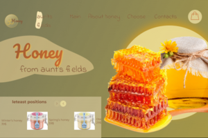 Landing Page Honey