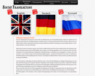 Сайт бюро переводов "Sovietranslations" (вариация)