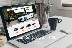 Верстка на bootstrap + LESS+CSS3+html5