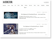 Управляемый сайт под ключ для журнала Miroir Magazine