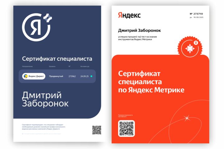 Яндекс Директ (Поиск, РСЯ)