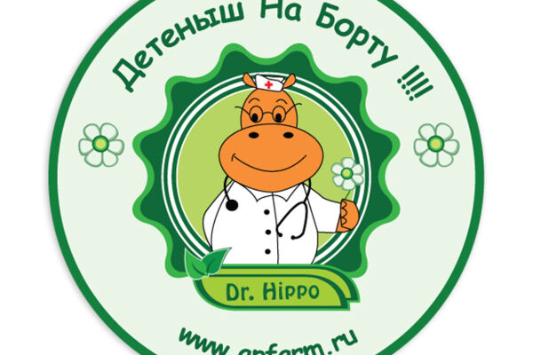 Разработка лого и наклейка в автомобиль