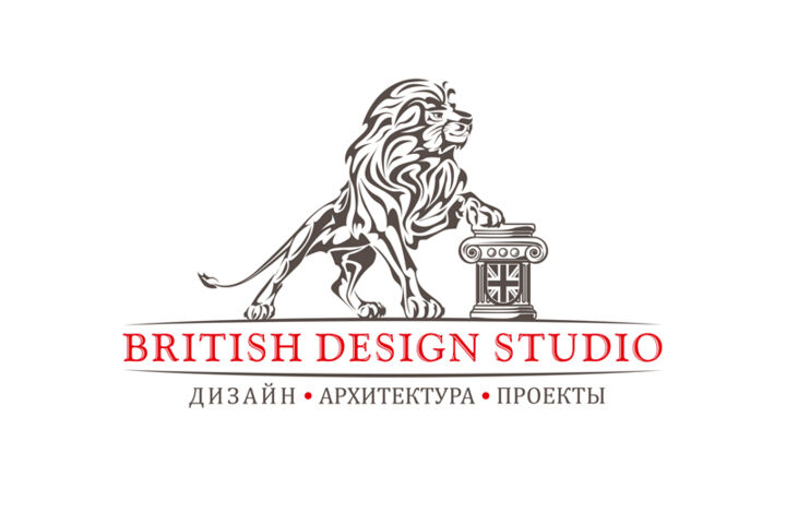 Логотип студии дизайна интерьеров BRITISH DESIGN STUDIO