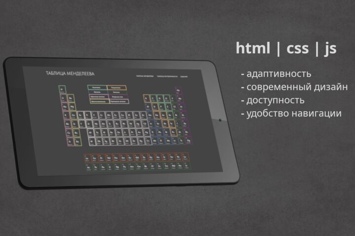 Разработка веб-сайта