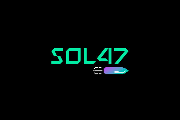 SOL47 — проект, выполненный по брифу с заданными референсами. Логотип разработан в стилистике цифровой среды и ретро-футуризма.