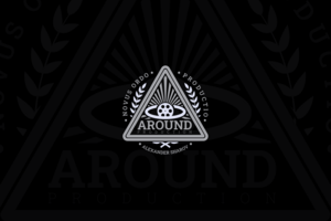 Логотип продюсерского центра Around Production