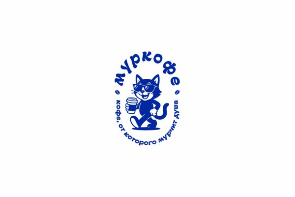 логотип для кофейни Муркофе