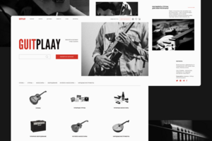 Дизайн сайта "GuitPlay"