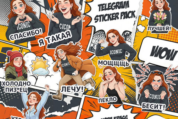 Стикер-пак для Telegram