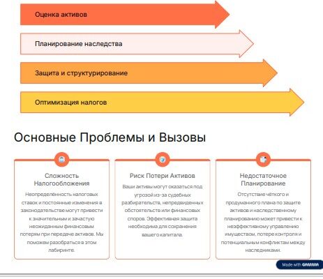 Создание презентации