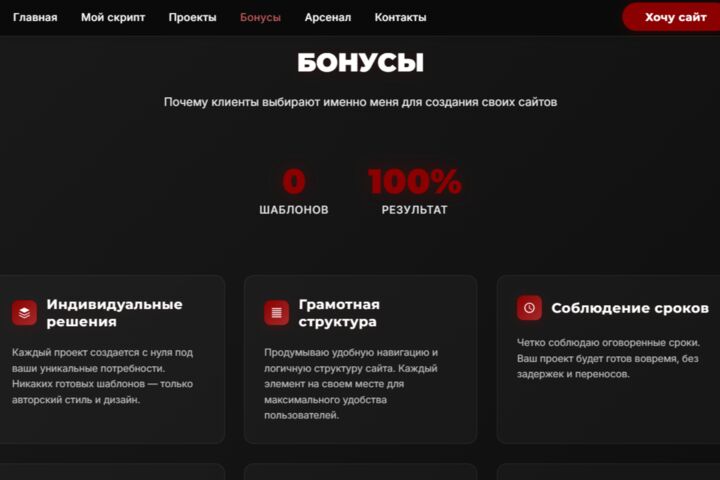 Сайт-портфолио