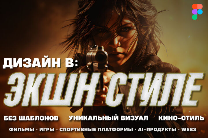 Концепция и дизайн визуально насыщенного лэндинга в action-стиле