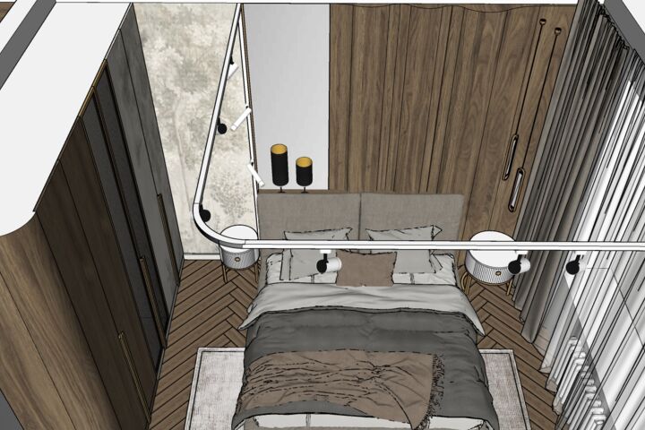 Планировочные решения и эскизное зд в программе SketchUp