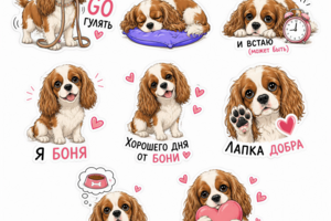 sticker pack для собачников