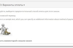 Описание к каждому методу оплаты в Opencart 3.x.x