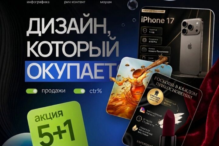 Инфографика для маркетплейсов ВБ / Озон