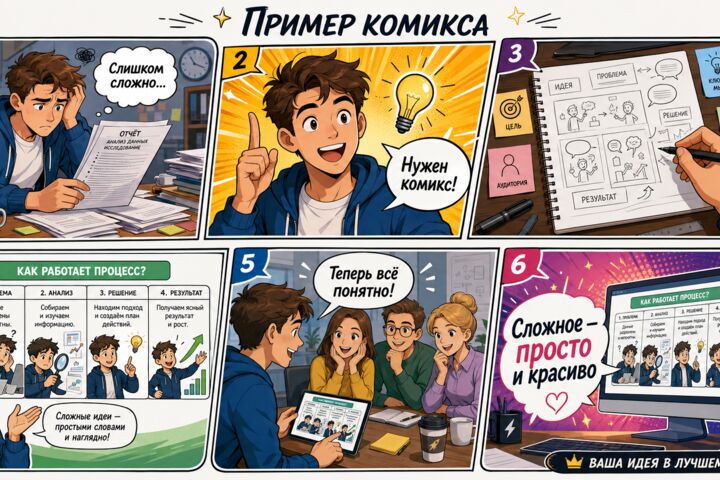 Сделаю красивую презентацию, графики, инфографику и комиксы