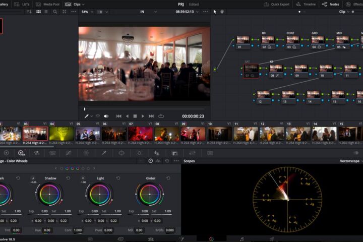 Монтаж видео и цветокоррекция в DaVinci Resolve Studio