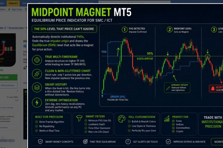 Программирование аналитических инструментов для MetaTrader 5, TradingView