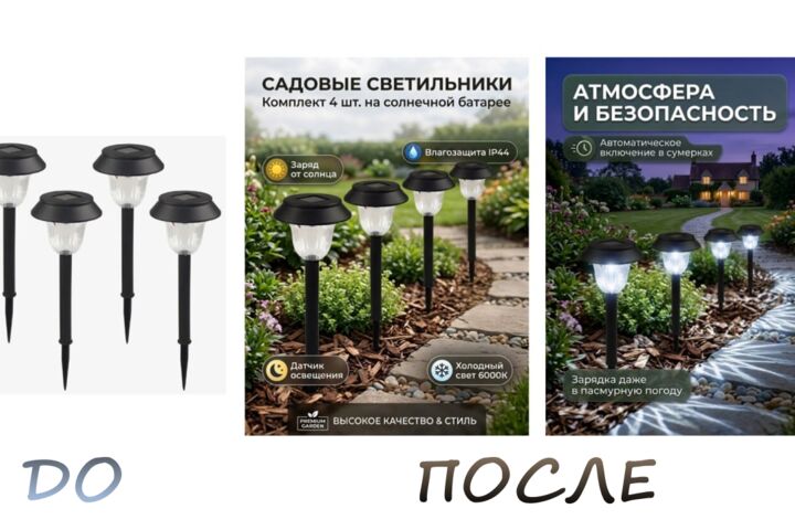 Дизайн карточек для маркетплейсов
