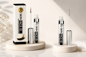 Разработка дизайна упаковки для косметической линейки бренда BIO Skin, включающей сыворотку-активатор для роста ресниц и фиксатор для бровей.